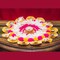 Rangoli Mat Candle Holders Festival of Light Decorative T-light Candle Stand for Diwali Christmas Thanksgiving Hanukkah Gift Pompom Rangoli for Centerpiece Dining Table Home Decor